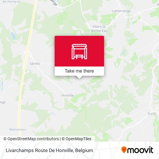 Livarchamps Route De Honville map