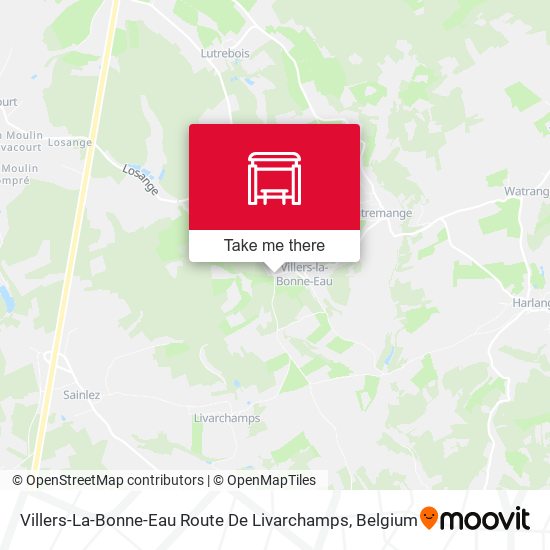 Villers-La-Bonne-Eau Route De Livarchamps map