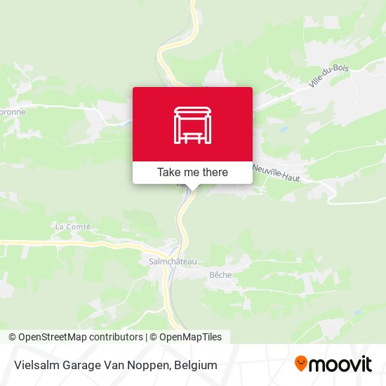 Vielsalm Garage Van Noppen plan