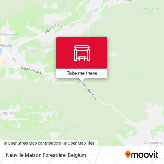 Neuville Maison Forestière map