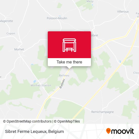 Sibret Ferme Lequeux plan