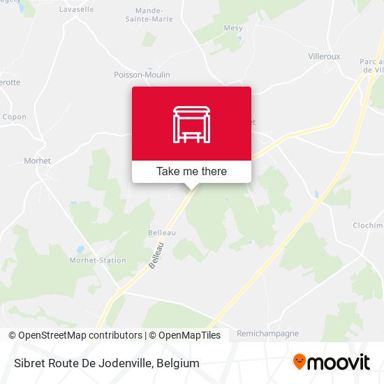 Sibret Route De Jodenville plan