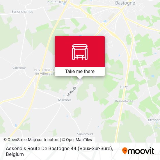 Assenois Route De Bastogne 44 (Vaux-Sur-Sûre) map