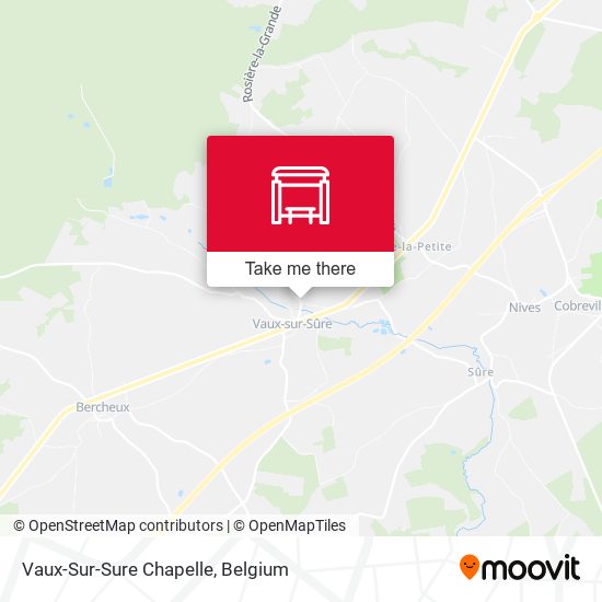 Vaux-Sur-Sure Chapelle map