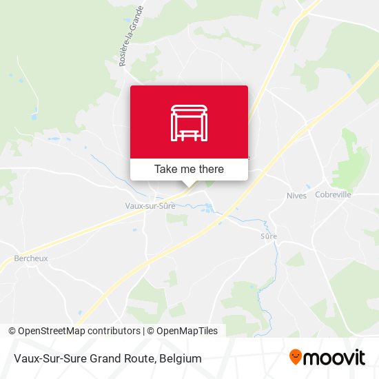 Vaux-Sur-Sure Grand Route plan