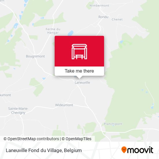 Laneuville Fond du Village map