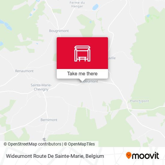 Wideumont Route De Sainte-Marie map