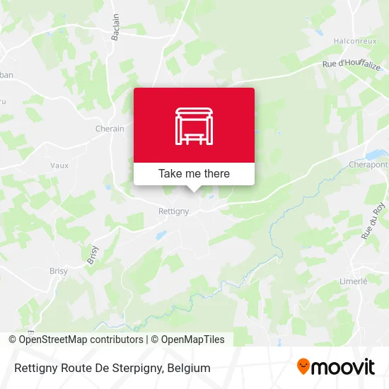 Rettigny Sterpigny Road map