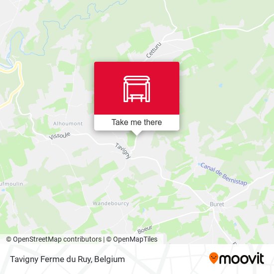 Tavigny Ferme du Ruy plan