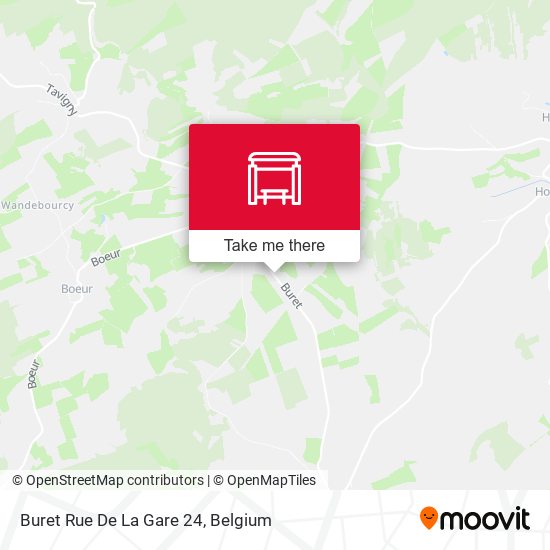 Buret Rue De La Gare 24 map