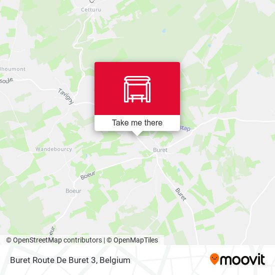 Buret Route De Buret 3 map