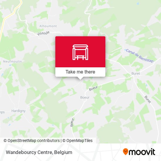 Wandebourcy Centre map