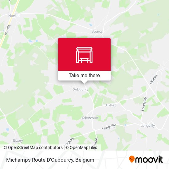 Michamps Route D'Oubourcy plan