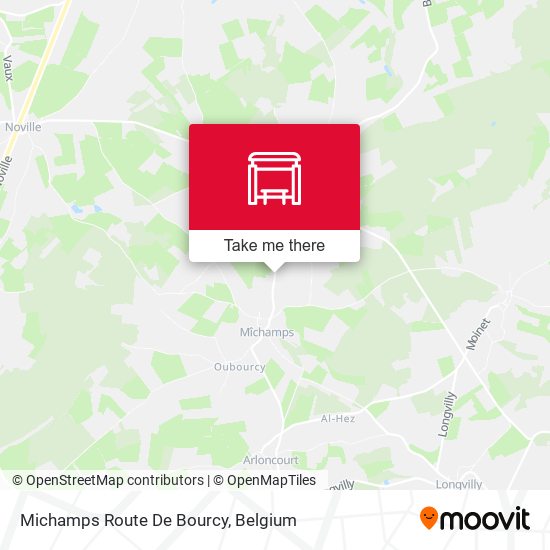 Michamps Route De Bourcy map
