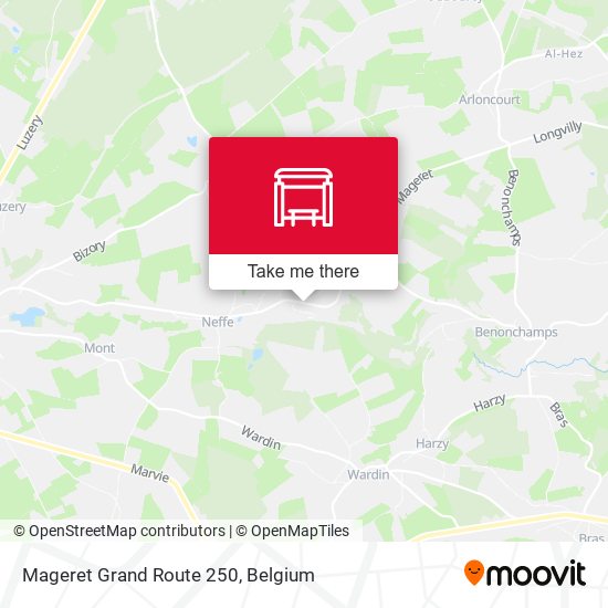 Mageret Grand Route 250 plan