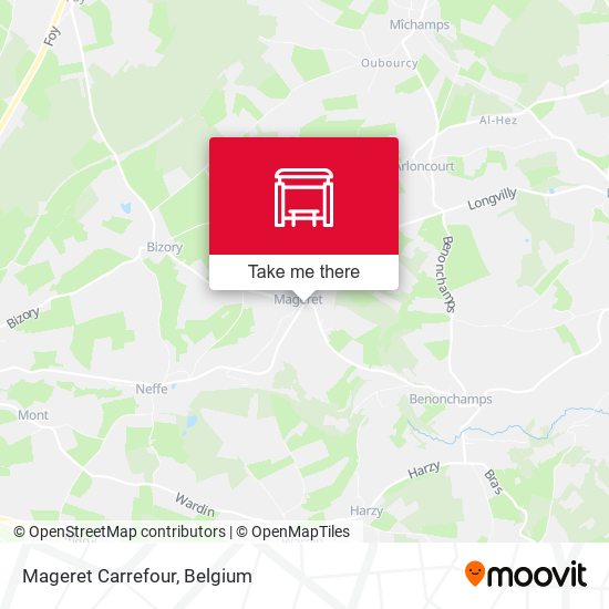 Mageret Carrefour map
