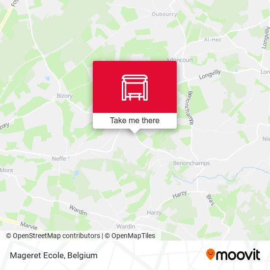Mageret Ecole map
