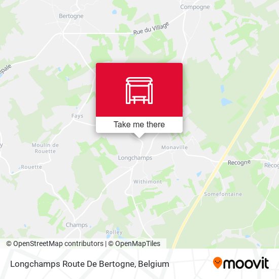 Longchamps Route De Bertogne map