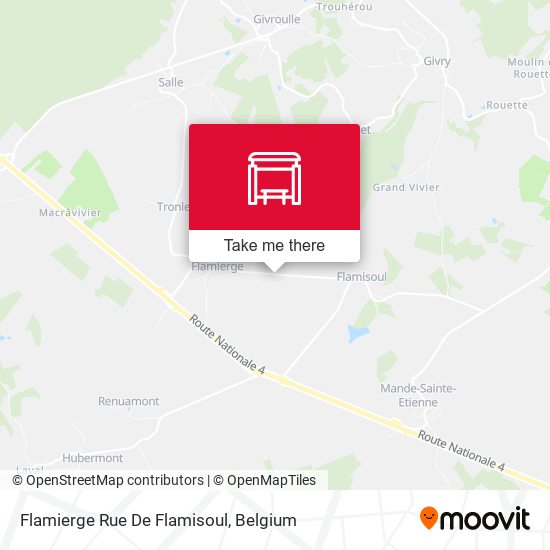 Flamierge Rue De Flamisoul map
