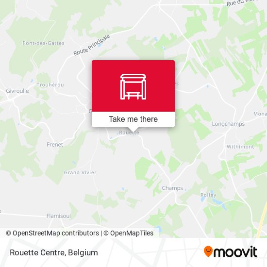 Rouette Centre map