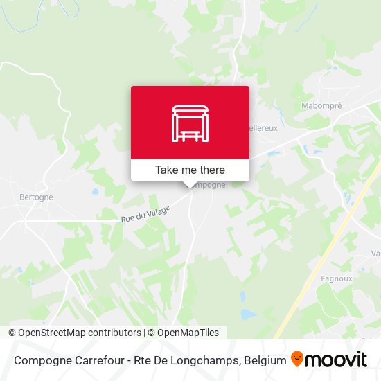 Compogne Carrefour - Rte De Longchamps plan