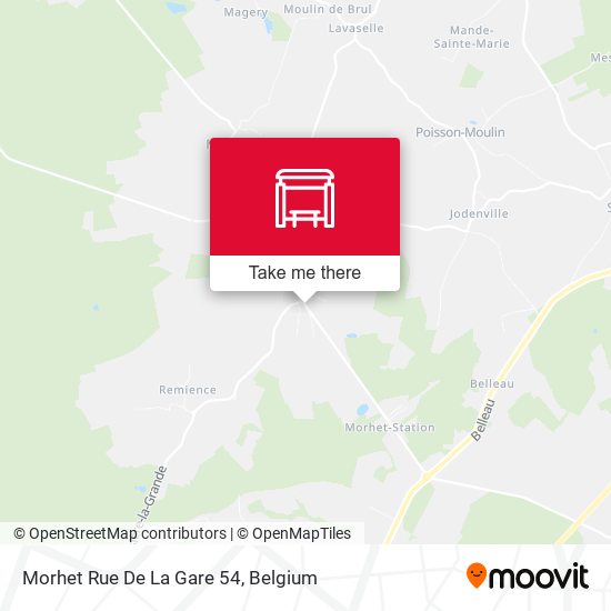 Morhet Rue De La Gare 54 map