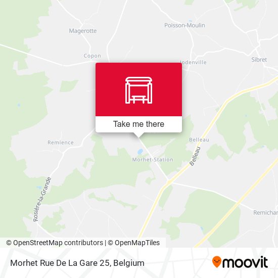 Morhet Rue De La Gare 25 map