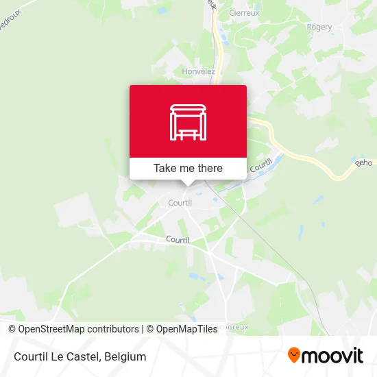 Courtil Le Castel map