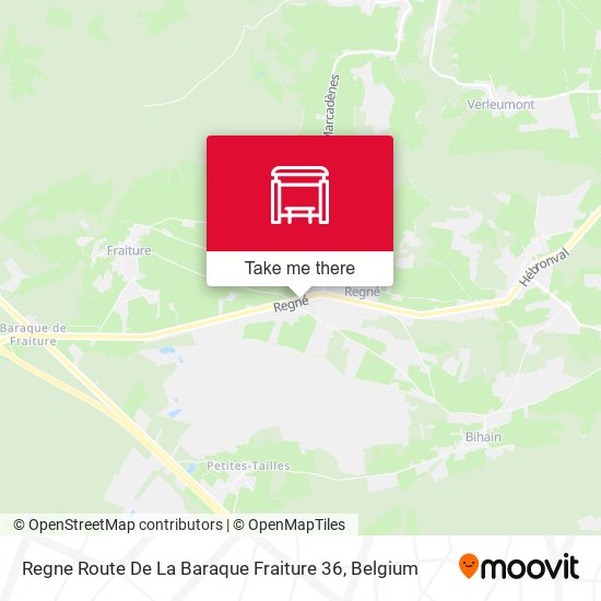 Regne Route De La Baraque Fraiture 36 plan