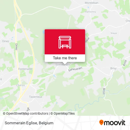 Sommerain Eglise map