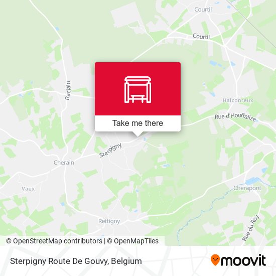 Sterpigny Route De Gouvy map