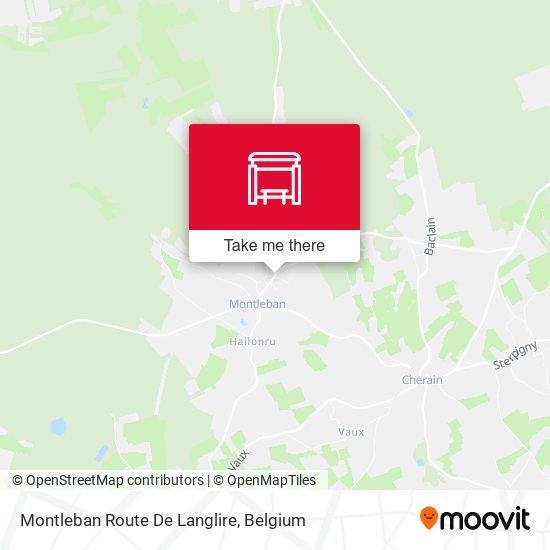 Montleban Route De Langlire map