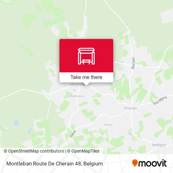 Montleban Route De Cherain 48 map