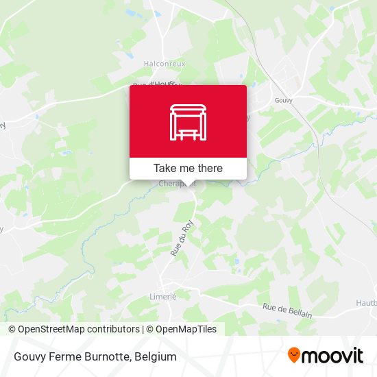 Gouvy Ferme Burnotte map