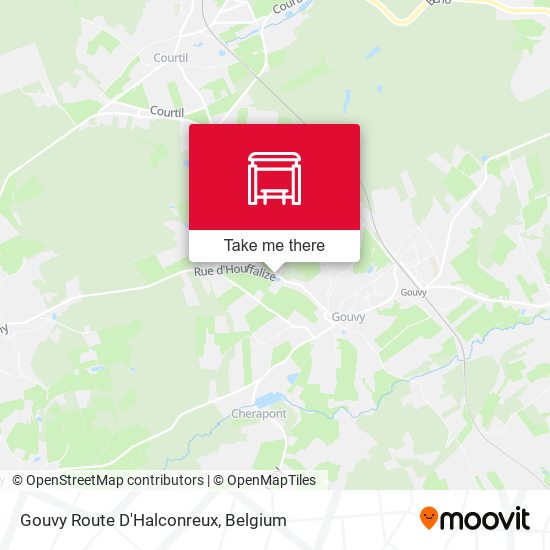 Gouvy Route D'Halconreux plan