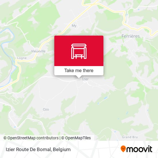 Izier Route De Bomal plan