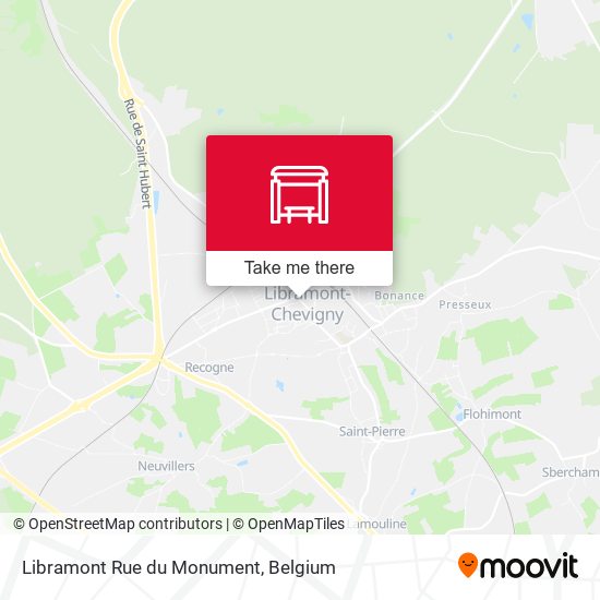 Libramont Rue du Monument map
