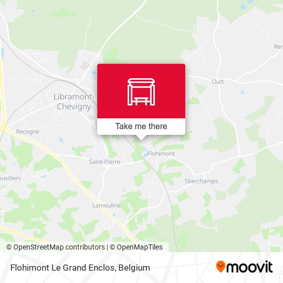 Flohimont Le Grand Enclos map