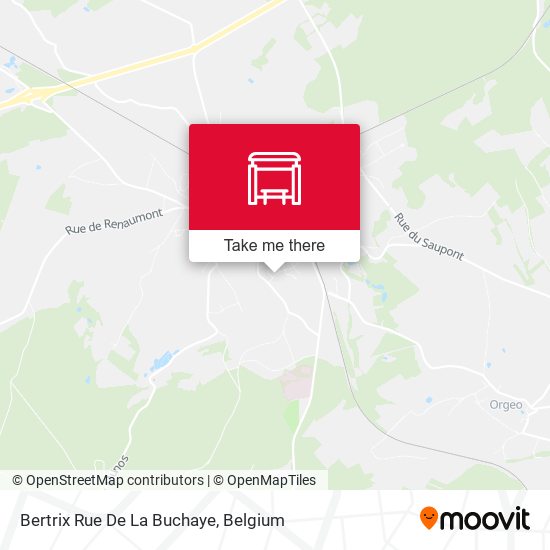 Bertrix Rue De La Buchaye plan
