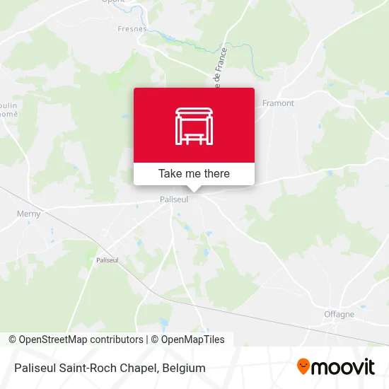 Paliseul Saint-Roch Chapel map