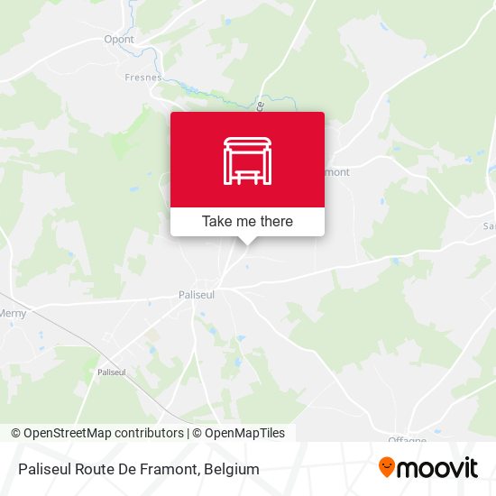 Paliseul Route De Framont map