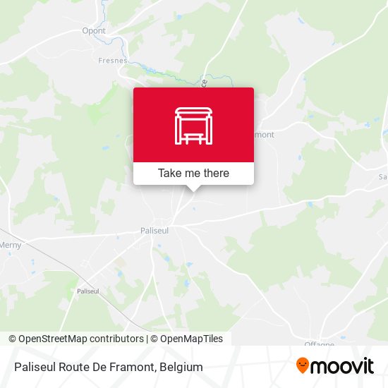 Paliseul Route De Framont map