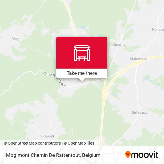 Mogimont Chemin De Rattentout map