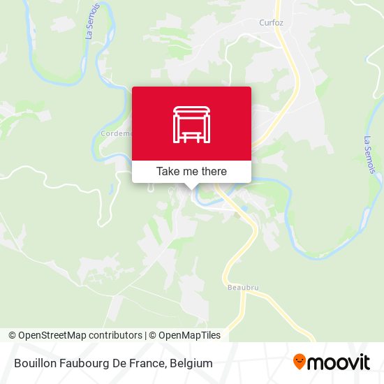 Bouillon Faubourg De France map