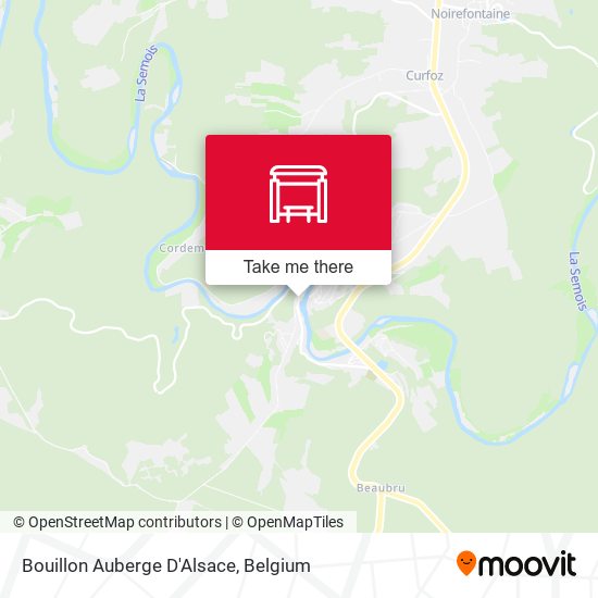 Bouillon Auberge D'Alsace map