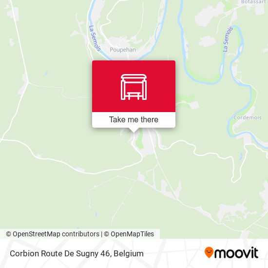 Corbion Route De Sugny 46 map
