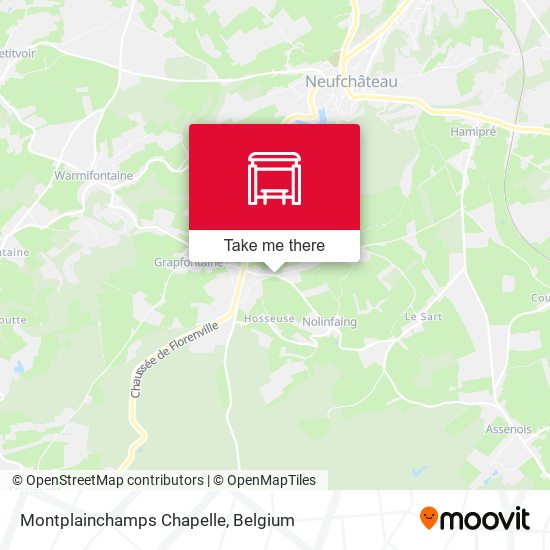 Montplainchamps Chapelle map