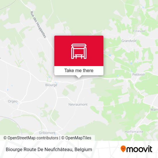 Biourge Route De Neufchâteau plan