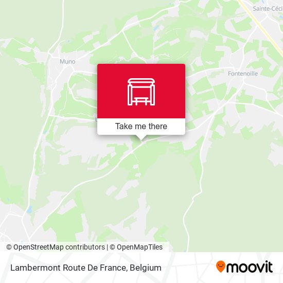 Lambermont Route De France map
