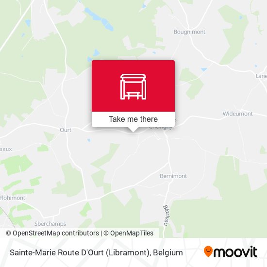 Sainte-Marie Route D'Ourt (Libramont) map